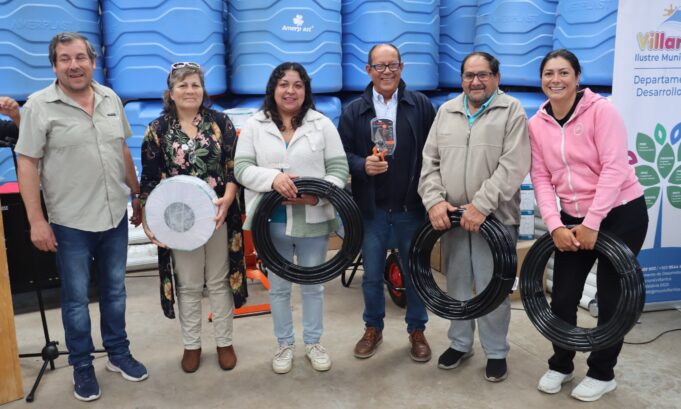 Pequeños agricultores de Villarrica fueron beneficiados a través de proyectos del gobierno regional