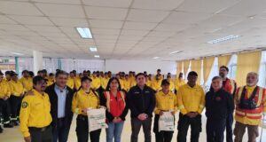 Despiden a brigadistas mexicanos que apoyaron el combate de incendios forestales en La Araucanía