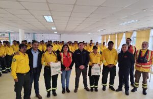 Despiden a brigadistas mexicanos que apoyaron el combate de incendios forestales en La Araucanía