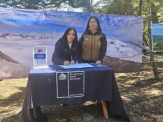Bienes nacionales entrega concesión a CONAF para resguardar ecosistema del glaciar de montaña Nevados de Sollipulli