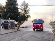 Inauguración de nuevo carro aljibe del cuerpo de Bomberos de Cherquenco
