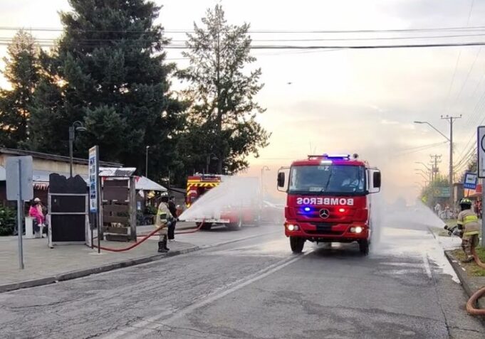 Inauguran nuevo carro aljibe del cuerpo de Bomberos de Cherquenco