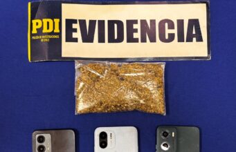 PDI Lautaro detiene a sujeto que intento ingresar droga y equipos celulares a recinto penal