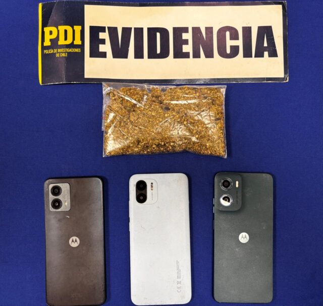 PDI Lautaro detiene a sujeto que intento ingresar droga y equipos celulares a recinto penal