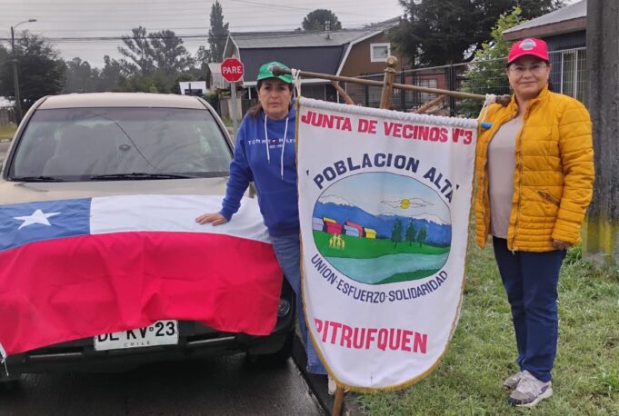 Junta de vecinos “población alta” de Pitrufquén llegan con ayuda solidaria a familias damnificadas por incendios en la región del Biobío