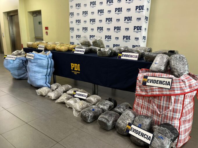 Incautan más de 270 mil dosis de droga que sería comercializada en La Araucanía