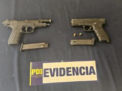 Vendía armas por redes sociales: detienen a joven de 20 años en Labranza