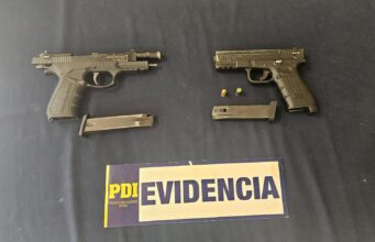 Vendía armas por redes sociales: detienen a joven de 20 años en Labranza