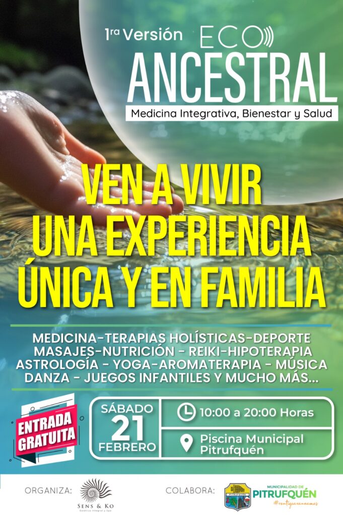 Bienestar para todos: terapeuta invita a ser parte de la primera versión de Eco ancestral en Pitrufquén