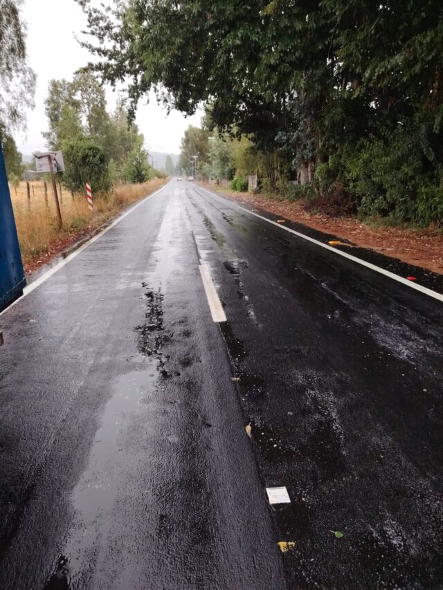 Vecinos de Loica, en Pitrufquén, denuncian fallas en obra vial recientemente recepcionada