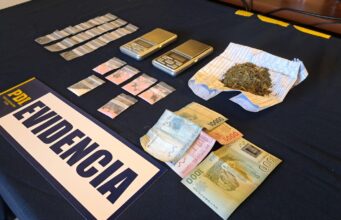 Detienen a hombre y mujer en Gorbea: vendían drogas y enfrentan cargos por amenazas