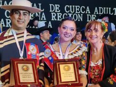 Pareja de Villarrica entre las cuatro mejores en el campeonato de cueca nacional adulto tradición chilena