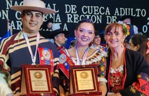 Pareja de Villarrica entre las cuatro mejores en el campeonato de cueca nacional adulto tradición chilena