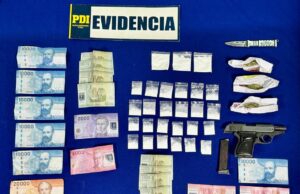 PDI desarticula punto de microtráfico de drogas en Victoria
