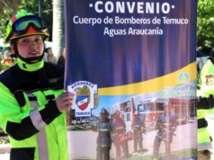 Clientes de Aguas Araucanía donan más de $113 millones a Bomberos