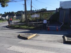 Municipalidad de Villarrica realiza mejoramiento de paso peatonal con acceso universal en calle Presidente Ríos con Los Quillayes