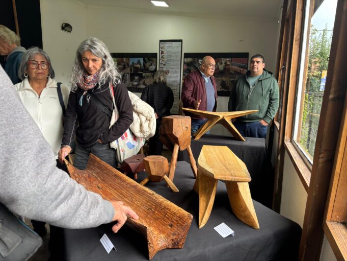 Pucón exhibe inédita muestra artística y ancestral de un arquitecto local