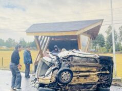 Dos personas mueren en choque frontal registrado este domingo en la ruta Villarrica – Freire