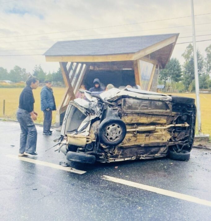 Dos personas mueren en choque frontal registrado este domingo en la ruta Villarrica – Freire