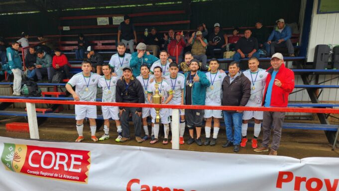 Freire coronó a sus campeones en exitoso campeonato comunal de fútbol