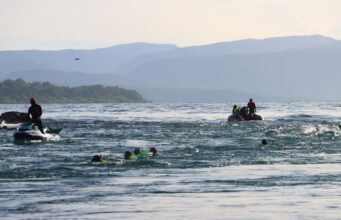 Hoy comenzó la travesía río Toltén con histórico recorrido con más de 145 kilómetros de nado