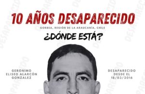 A una década de la desaparición de Gerónimo Alarcón: Pitrufquén sigue marcado por el enigma y su familia exige justicia