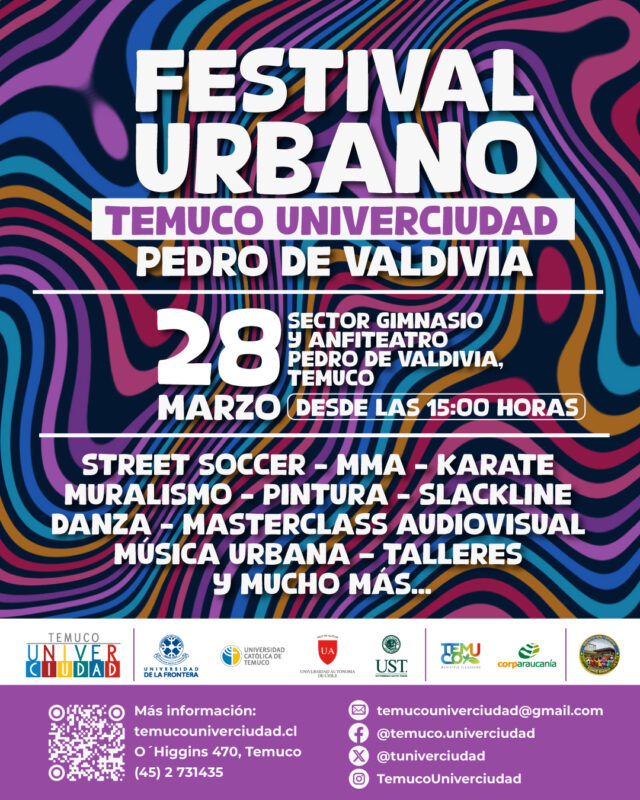 UniverCiudad realizará Festival Urbano en Pedro de Valdivia