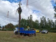 Gran despliegue de Frontel por mejoramientos de redes eléctricas del Sector Mahuidache de Freire