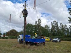Gran despliegue de Frontel por mejoramientos de redes eléctricas del Sector Mahuidache de Freire