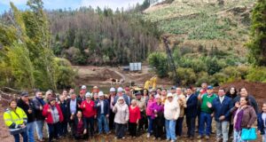 Comuna de Lumaco cumple un sueño: empezó la construcción del Puente Rapanilahue que conectará con Galvarino en Lolenco Bajo