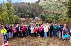 Comuna de Lumaco cumple un sueño: empezó la construcción del Puente Rapanilahue que conectará con Galvarino en Lolenco Bajo