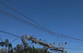 Frontel recuperó el 99% del servicio de vecinos de Lautaro tras choque a poste esta mañana