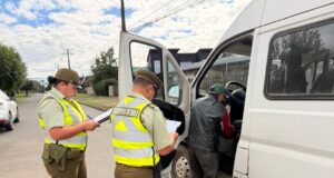 Refuerzan controles al transporte escolar en Pitrufquén para garantizar viajes seguros a estudiantes
