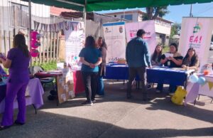 Feria “Mujer emprende” reunió a emprendedoras y servicios de salud en el Cecosf El Bosque de Freire