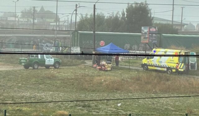 Tren de carga atropella a peatón en las cercanías del túnel en Pitrufquén