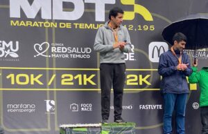 Deportista de Pitrufquén se queda con el primer lugar de su categoría en la distancia de los 21K de la maratón de Temuco