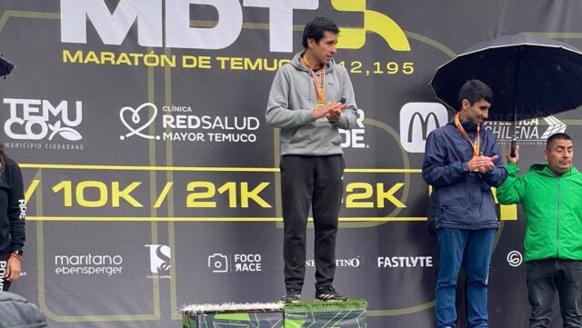 Deportista de Pitrufquén se queda con el primer lugar de su categoría en la distancia de los 21K de la maratón de Temuco
