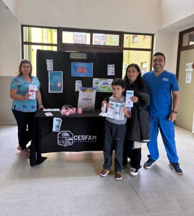 Centros de salud municipal de Pitrufquén concientizan sobre la tuberculosis con actividades educativas e informativas