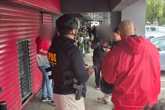 PDI detiene a 62 personas en servicio especial para ubicar prófugos y fiscalizar extranjeros en la Araucanía