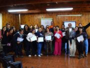 Mujeres del programa familias, seguridades y oportunidades de Villarrica cierran curso de repostería