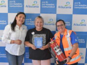 Aguas Araucanía efectuó inédito taller para dirigentes sociales sobre uso de extintores