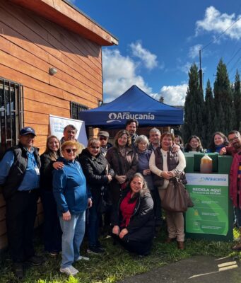 Día de la tierra en Villarrica: instalan punto de reciclaje de aceite doméstico