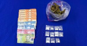 Pareja detenida con más de 180 dosis de droga tras operativo policial en Freire y Pitrufquén