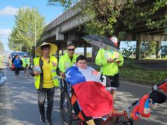 “Estamos contra el tiempo”: joven con Duchenne pasó por Pitrufquén en su travesía solidaria