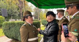 Entre homenajes y reconocimientos, Freire celebró a carabineros en su aniversario