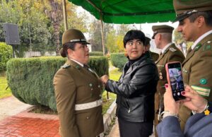 Entre homenajes y reconocimientos, Freire celebró a carabineros en su aniversario