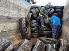 Vecinos de Freire responden al llamado ambiental y reúnen 3 toneladas de neumáticos en desuso