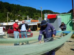 Gobernador René Saffirio lidera diálogo con pescadores de Toltén para destrabar proyectos de inversión pública en la costa