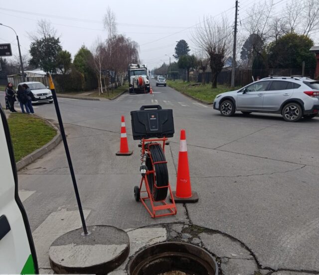 Robots bajo la ciudad: inspeccionaron más de 72 mil metros de redes de alcantarillado en La Araucanía