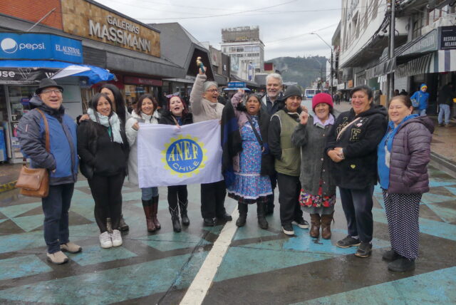 La Agrupación Nacional de Empleados Fiscales ANEF reconoce el aporte de hortaliceras mapuches a la economía ancestral de Temuco